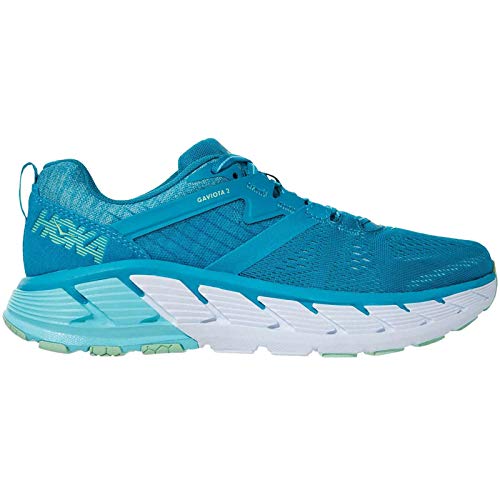 Hoka One One Mujer Gaviota 2 Textile Synthetic Caribbean Sea Green Ash Entrenadores 39 1/3 EU