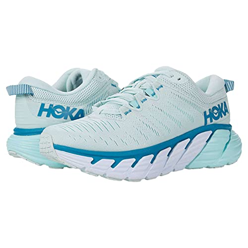 Hoka One One Mujer Gaviota 3 Textile Morning Mist Blue Tint Entrenadores 38 EU