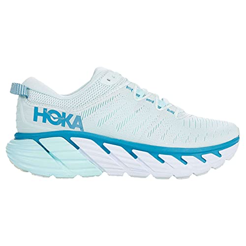 Hoka One One Mujer Gaviota 3 Textile Morning Mist Blue Tint Entrenadores 38 EU