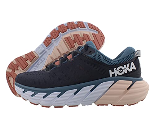 Hoka One One Mujer Gaviota 3 Textile Ombre Blue Rosette Entrenadores 39 1/3 EU