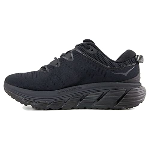 Hoka One One Mujer Gaviota 3 Textile Synthetic Black Black Entrenadores 36 2/3 EU