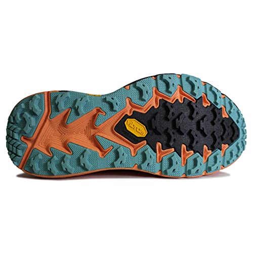 Hoka One One Mujer Speedgoat 4 Textile Synthetic Aquarelle Cantaloupe Entrenadores 39 1/3 EU