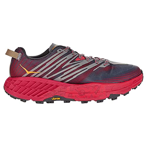 Hoka One One Mujer Speedgoat 4 Textile Synthetic Castlerock Paradise Pink Entrenadores 38 EU