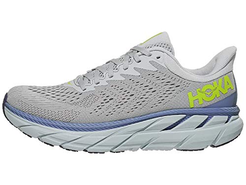 HOKA ONE ONE Women's Clifton 7 Running Shoe (Lunar Rock/Nimbus Cloud, Numeric_9)