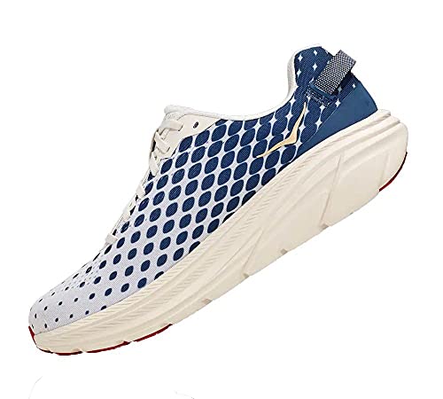 Hoka Rincon 02 Calzado para Correr en Carretera para Hombre Blanco Azul 41 1/3 EU