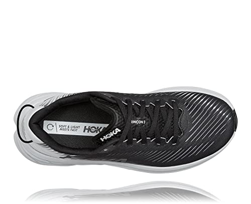 Hoka Rincon 3 Woman, Blanco y negro., 38 2/3 EU