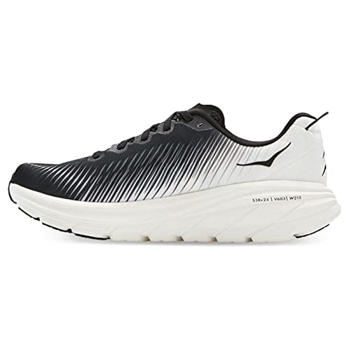 Hoka Rincon 3, Zapatillas de Running por Hombre, Negro (Black/White BWHT), 40 2/3 EU