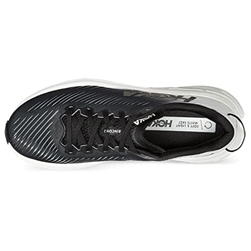 Hoka Rincon 3, Zapatillas de Running por Hombre, Negro (Black/White BWHT), 40 2/3 EU