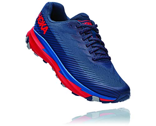 Hoka Torrent 2, Zapatillas de Running por Hombre, Azul (MoonlitOcean/HighRiskRed MOHRR), 44 2/3 EU