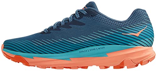 Hoka Torrent 2, Zapatillas de Trail-Running por Mujer, Azul (RealTeal/Cantaloupe RTCN), 40 EU