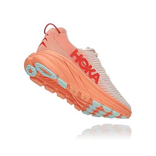 HOKA W 1119396 Rincon 3, Zapatillas de Running para Mujer, Coral (Silver Peony/Cantaloupe), EU 38 2/3