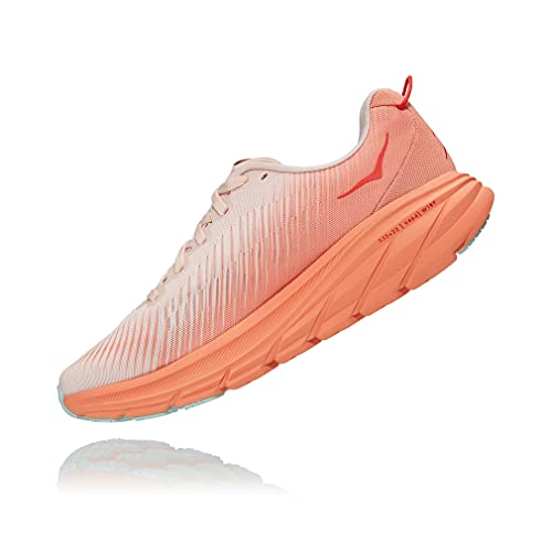 HOKA W 1119396 Rincon 3, Zapatillas de Running para Mujer, Coral (Silver Peony/Cantaloupe), EU 38 2/3