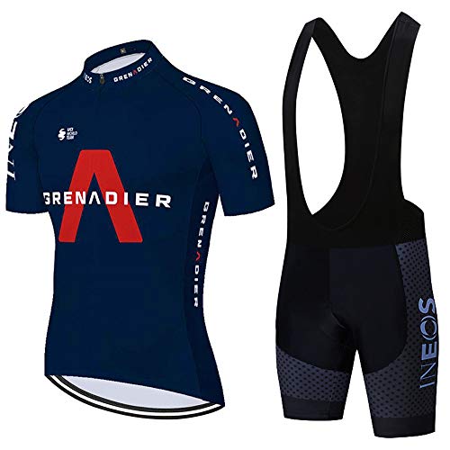 Hombre Maillot Ciclismo Manga Corta Verano Conjunto Ciclismo