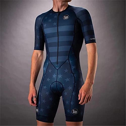 Hombres Ropa Maillot Triatlón Mono Tritraje Ciclismo