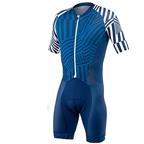 Hombres Trisuit Competitor Triathlon Manga corta, Tri Suit Men, Tri Tri Traje, Triatlón Triatlón, Triatlón Traje (Color : 7, Size : Medium)