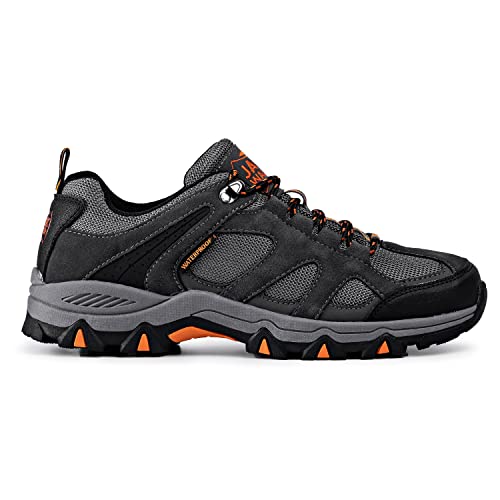 Hombres Zapatillas Senderismo Trail Mount Low Zapatillas Impermeable De Senderismo Trekking para Hombre ventilación de Baja Altura JW010 Jack Walker (41 EU)