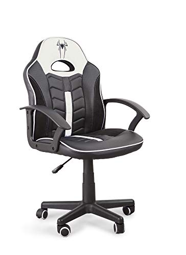 Home Heavenly®- Silla Gaming Win, Silla giratoria para niños, niñas, sillón Gamer con Ruedas ergonómico diseño Moderno, para Estudio, habitación Juvenil Escritorio, en tamaño pequeño (Blanco)