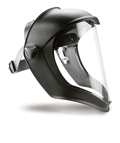 Honeywell 1011623 Escudo facial biocónico con lente transparente de pantalla de policarbonato sin recubrimiento