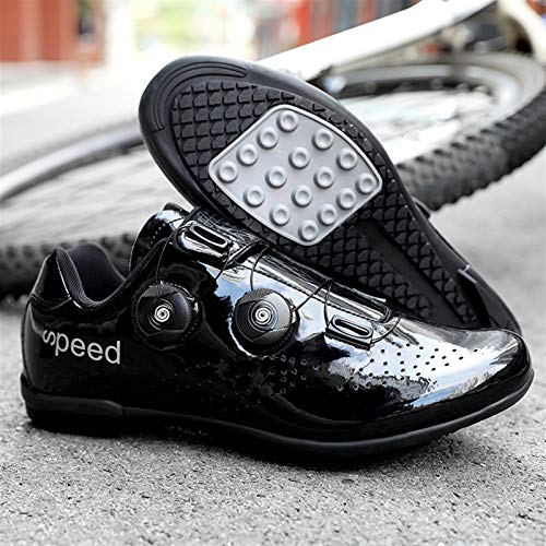 HONG YU Zapatillas de Ciclismo con Bloqueo de Bloques sin Bloqueo Zapatos de Bicicleta Zapatos de Bicicleta de montaña MTB Ciclo de montaña Sneaker Triatlón Racing Shoes