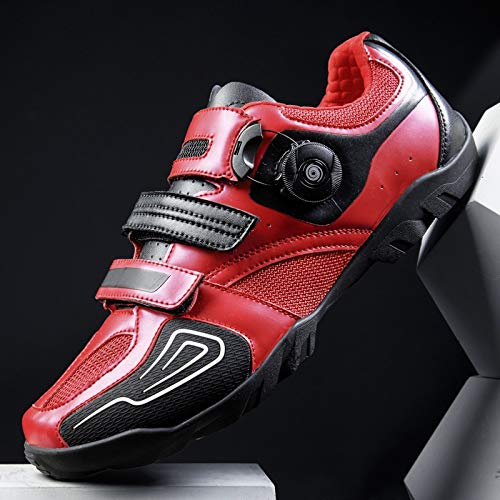HONG YU Zapatillas de Ciclismo sin enchufes Hombre Mujer Racing Zapatillas MTB Ciclo Sneaker Otoño Invierno Nentry Nivel Single Zapatos Pareja Zapatos (Color : Black, Size : 36)