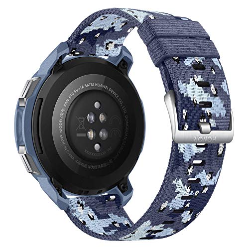 HONOR Watch GS Pro - GPS Multideporte Smartwatch con Cuerpo Resistente y Resistente, 48mm, 25-Día Batería duración, AMOLED de 1,39 Pulgadas, frecuencia cardíaca, IP68 para Hombre Mujer (Azul)