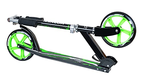 Hornet 14929 - Scooter Poliuretano, color Negro/ Verde