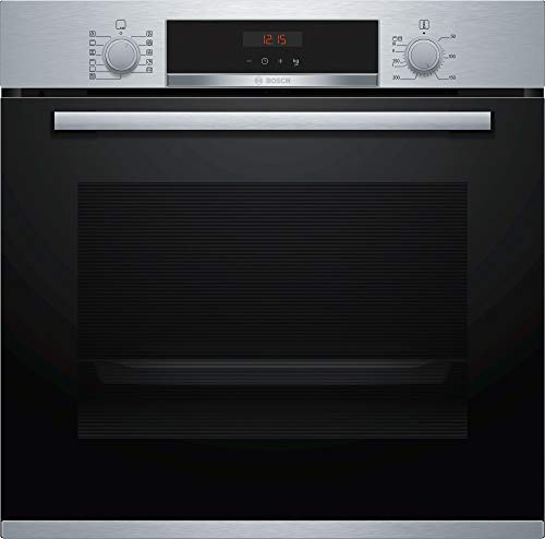 HORNO BOSCH MULTIFUNCION (7) 71 l. CRISTAL NEGRO/INOX CLASE A. PIROLITICO DISPLAY LED