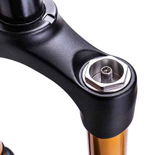 Horquilla delantera para bicicleta de montaña Horquilla delantera con amortiguación de impactos para bicicletas 26 pulgadas / 27,5 pulgadas / 29 pulgadas Cámara doble absorción de impactos,26/27.5