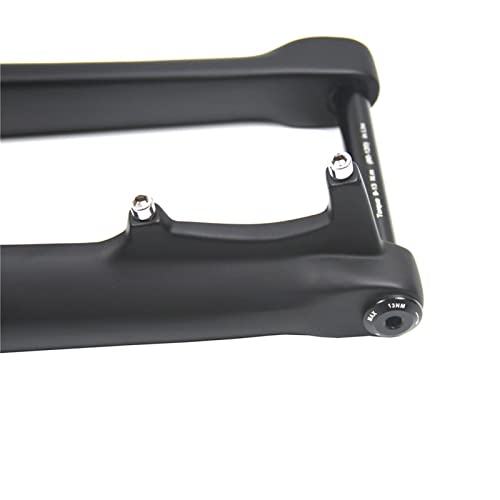 Horquilla Suspensión 27.5er 29er Carbon Mountain Bike Fork 65 0b MTB Bifurcaciones de carbono 15x100mm a través del eje Tenedor rígido Tenedor de bicicleta accesorios ( Color : 27.5er Black Matte )