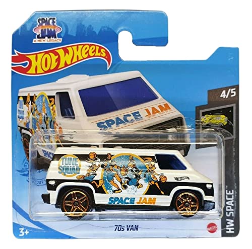 Hot Wheels - 70s Van - HW Space 4/5 - GRY76 - Short Card - Space Jam - Tune Squad - A New Legacy - Warner Bros - Mattel 2021