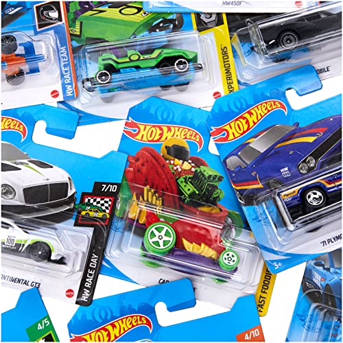 Hot Wheels Pack 50 Vehículos, coches de juguete (modelos surtidos, posibilidad de modelos duplicados) (Mattel V6697)