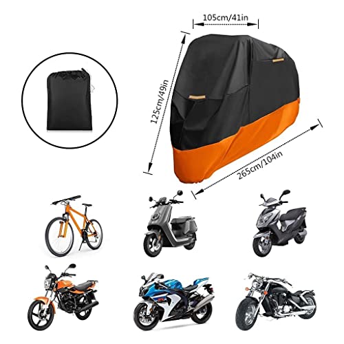 HOTLIGHT Fundas para Motos Fundas para Motos Compatible con Motocicleta Bullit, Impermeable Cubierta de la Moto, Engrosada Cubierta Protectora la Motocicleta con Bolsa de Almacenamiento