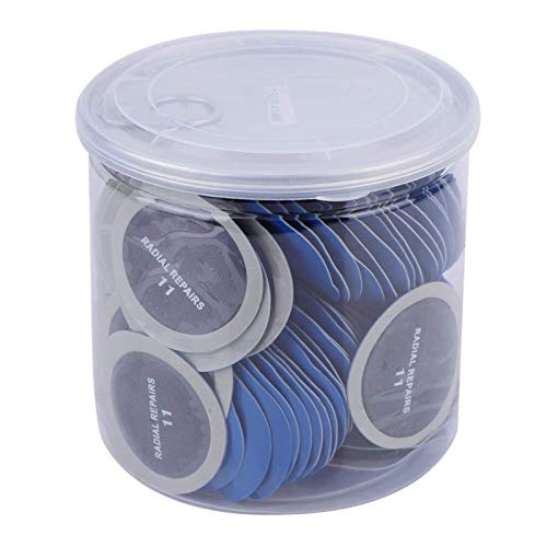 Hozee Parche Frío para Reparación de Llantas, Parche para Reparación de Llantas Ligero 43 Mm Sellado Efectivo de Llantas Redondas para Bicicletas de Montaña