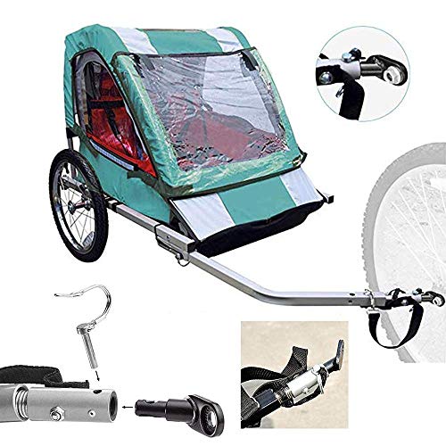 HPiano Enganche para Remolque Infantil para Bicicleta, 2 Piezas de Bicicletas Enganche de Remolque de Bicicletas, acoplador para niños, Accesorios de Bicicletas, Accesorio, Codo en ángulo