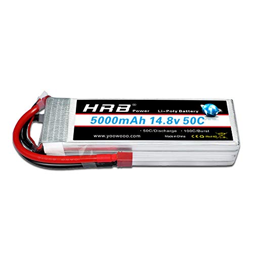 HRB 5000mAh 14.8V 50C 4S Lipo batería Pack for Modelismo RC Car Heli Plane Boat Truck FPV Auto helicóptero avión Toys