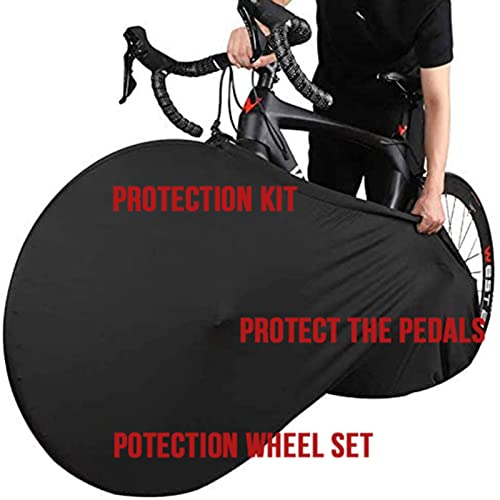 HSGAV Funda De Rueda De Bicicleta Interior,Bolsa para Guardar Bicicletas Pintura De Paisaje Paquete Protector A Prueba De Polvo Alta Elasticidad para Todos Los MTB Road Mountain,D