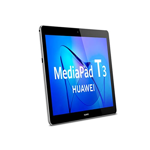 HUAWEI Mediapad T3 10 - Tablet de 9.6" HD (WiFi, RAM de 2GB, ROM de 32GB, Android 8.0, EMUI 8.0), color Gris