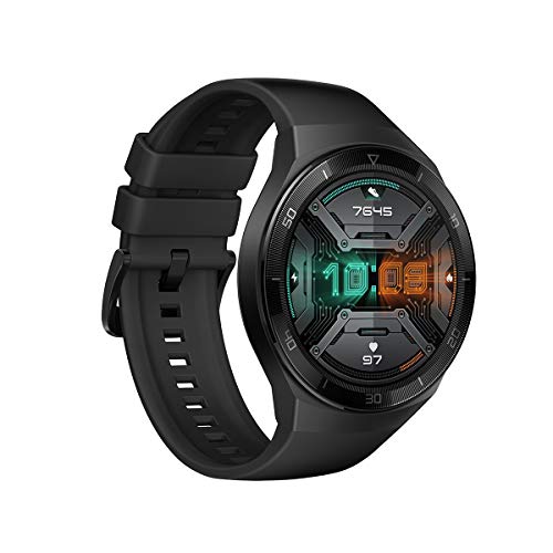 Huawei Watch GT 2e Sport - Smartwatch de AMOLED pantalla de 1.39 pulgadas, 2 semanas de batería, GPS, Color Negro (Graphite Black) 46 mm (55025281)