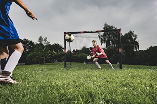 Hudora Portería de fútbol Pro Tect para niños y Adultos, portería de fútbol Metal, Color Multicolor, tamaño 180x120 cm