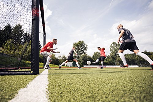 Hudora Portería de fútbol Pro Tect para niños y Adultos, portería de fútbol Metal, Color Multicolor, tamaño 180x120 cm