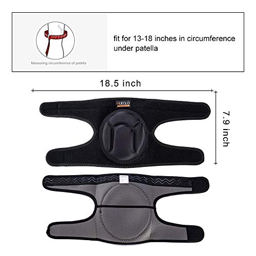 HUEGLO Rodilleras protectoras para adultos, para el trabajo, rodilleras para jardinería, para hombres y mujeres, esponja gruesa antideslizante, evita colisiones y danza,Medio