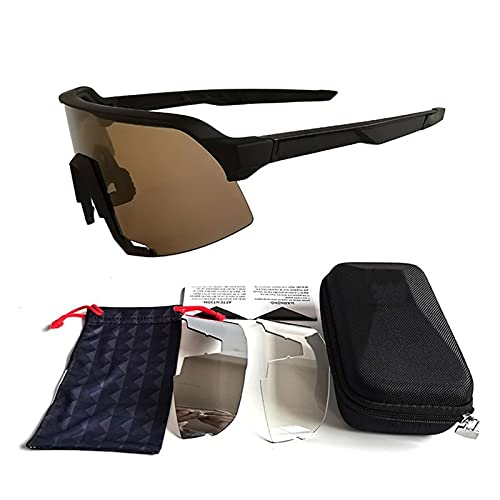 HUGMIN Gafas De Ciclismo, Ciclismo Gafas de Sol Polarizadas Hombres al Aire Libre Mujeres Deportes Ciclismo Vidrios Peter Sagan Bicicleta Gafas de Bicicletas Glasses TR90 (Color : Color 2)