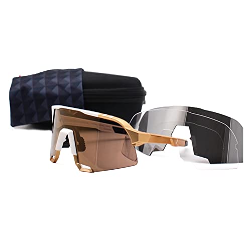 HUGMIN Gafas De Ciclismo, Ciclismo Gafas de Sol Polarizadas Hombres al Aire Libre Mujeres Deportes Ciclismo Vidrios Peter Sagan Bicicleta Gafas de Bicicletas Glasses TR90 (Color : Color 2)