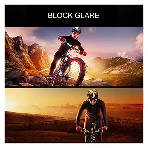 HUGMIN Gafas De Ciclismo, Ciclismo Gafas de Sol Polarizadas Hombres al Aire Libre Mujeres Deportes Ciclismo Vidrios Peter Sagan Bicicleta Gafas de Gafas Bicicletas (Color : Matte Black Frame)