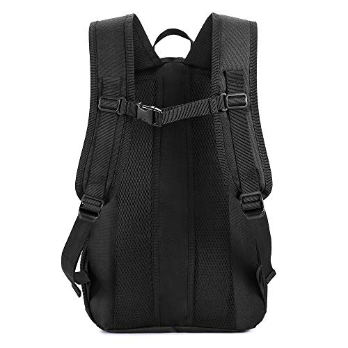 HUNTVP 20L Mochila de Asalto Militar Táctical Molle Bolsa Bandolera para Senderismo Caza Camping - Color Negro