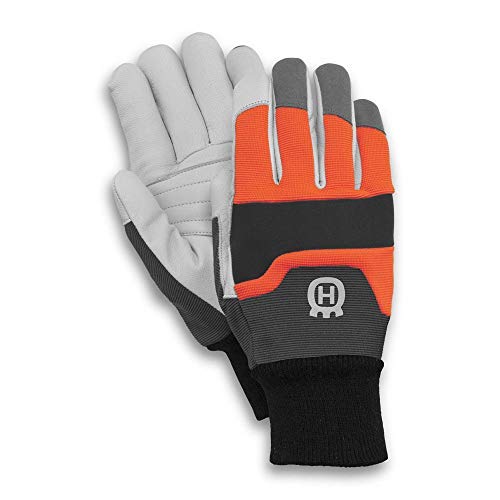 Husqvarna 579 38 02-08 guante de seguridad Gris, Naranja Cuero, Polipiel, Neopreno 1 pieza(s) - Guantes de seguridad (Gris, Naranja, Cuero, Polipiel, Neopreno, Específico, 1 pieza(s), 2 pieza(s))