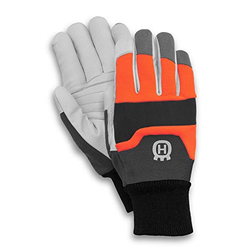 Husqvarna 579 38 02-08 guante de seguridad Gris, Naranja Cuero, Polipiel, Neopreno 1 pieza(s) - Guantes de seguridad (Gris, Naranja, Cuero, Polipiel, Neopreno, Específico, 1 pieza(s), 2 pieza(s))