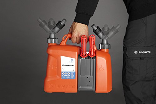 Husqvarna - Bidón Combi para combustible (5 L) y aceite (2.5 L)