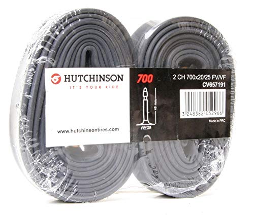  Hutchinson 26 x 1.70-2.35, Blíster 2 Cámaras, válvula Schrader (Gorda), 40 mm, Adultos Unisex, k.A