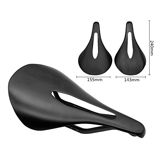 HXYIYG Sillin Bicicleta Montaña Silla de montaña de Fibra de Carbono Completa MTB Saddle para Bicicleta de Carretera Piezas de Bicicleta de Calidad (Color : 240 155mm)